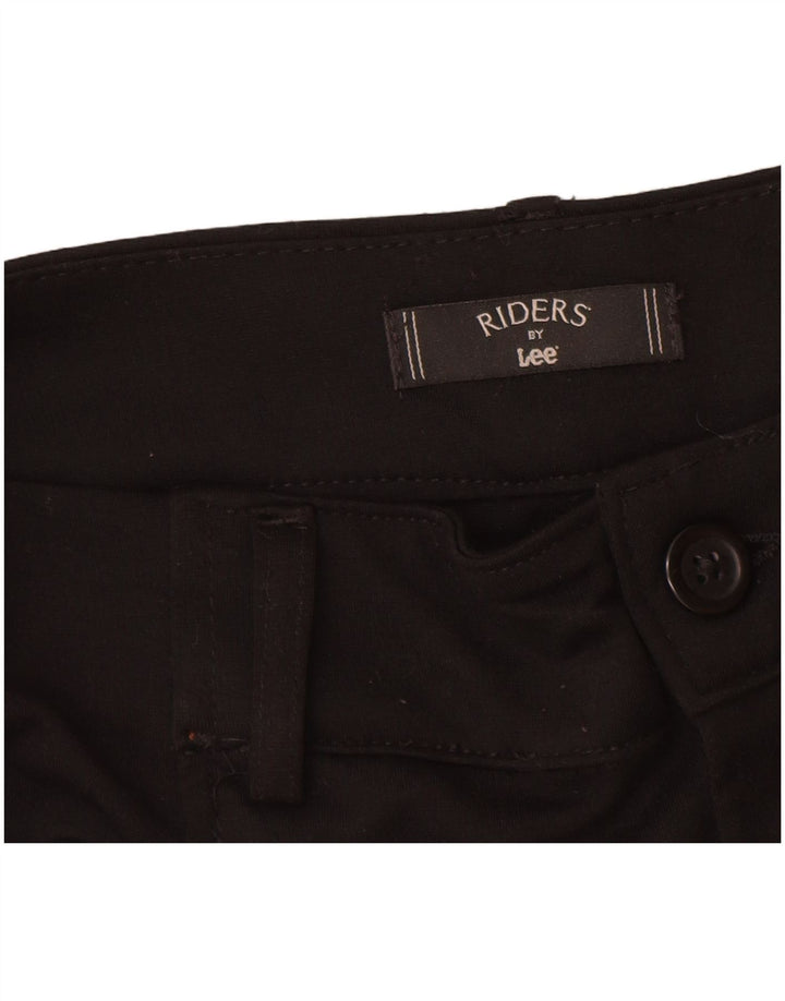 Lee Womens Riders Casual Παντελόνι US 12 Large W32 L32 Black Polyester