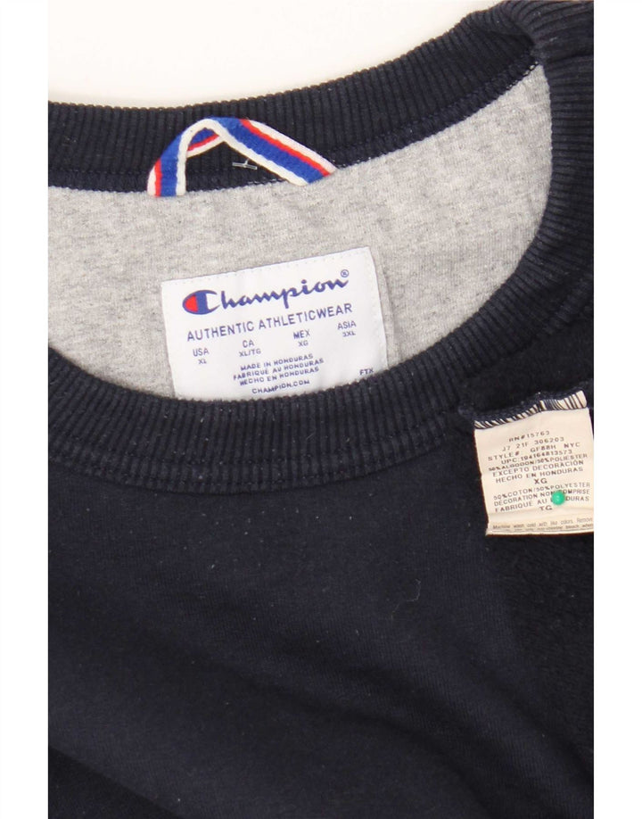 Ανδρική φούτερ Champion Jumper XL Navy Blue Cotton