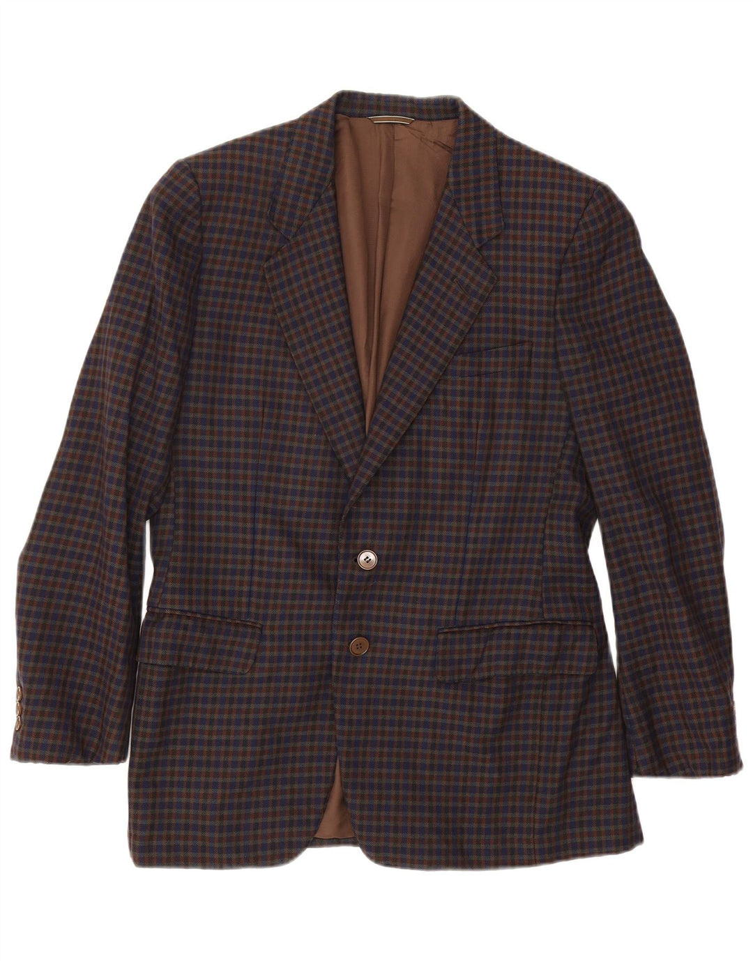 Aquascutum Ανδρικό σακάκι με 2 κουμπιά σακάκι UK 38 μεσαίο πολύχρωμο Gingham