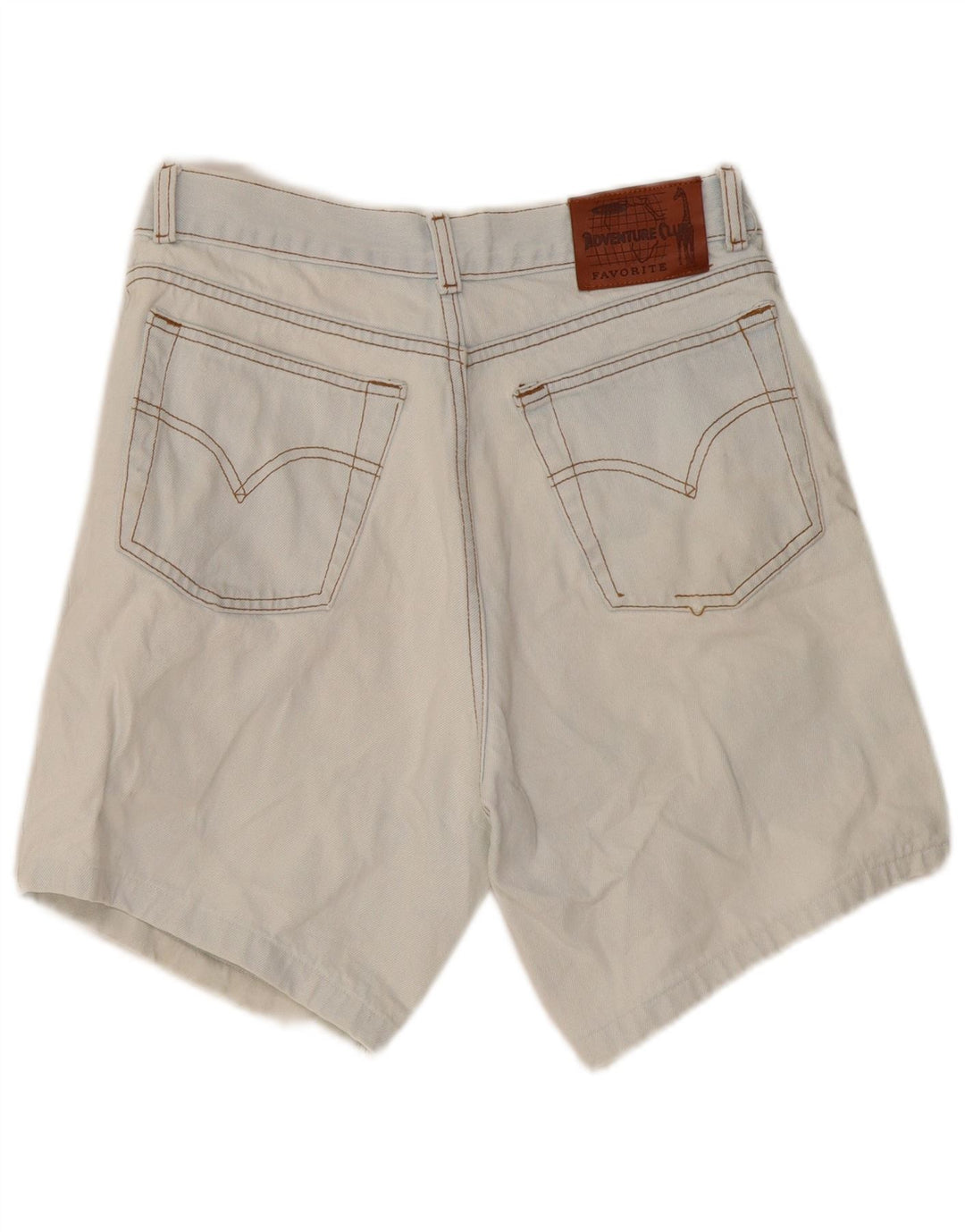 VINTAGE Mens Denim Shorts W30 Medium Blue Cotton Vintage Vintage and Second-Hand Vintage from Messina Hembry 