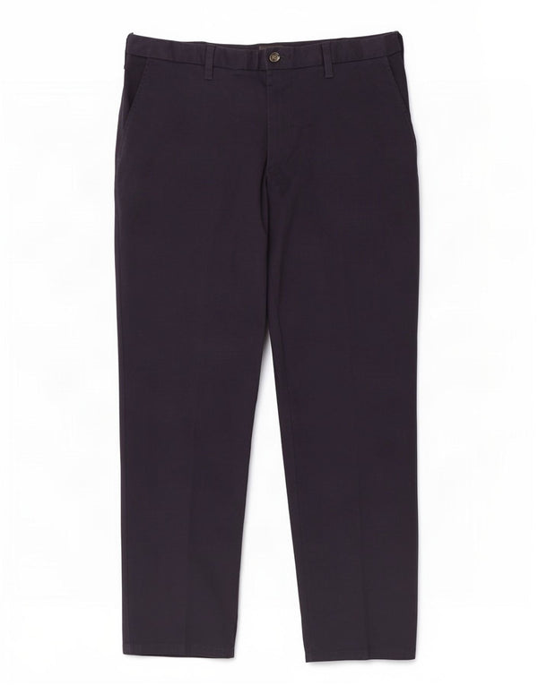 Ανδρικό παντελόνι Chino Marks & Spencer W38 L31 Navy Blue Cotton