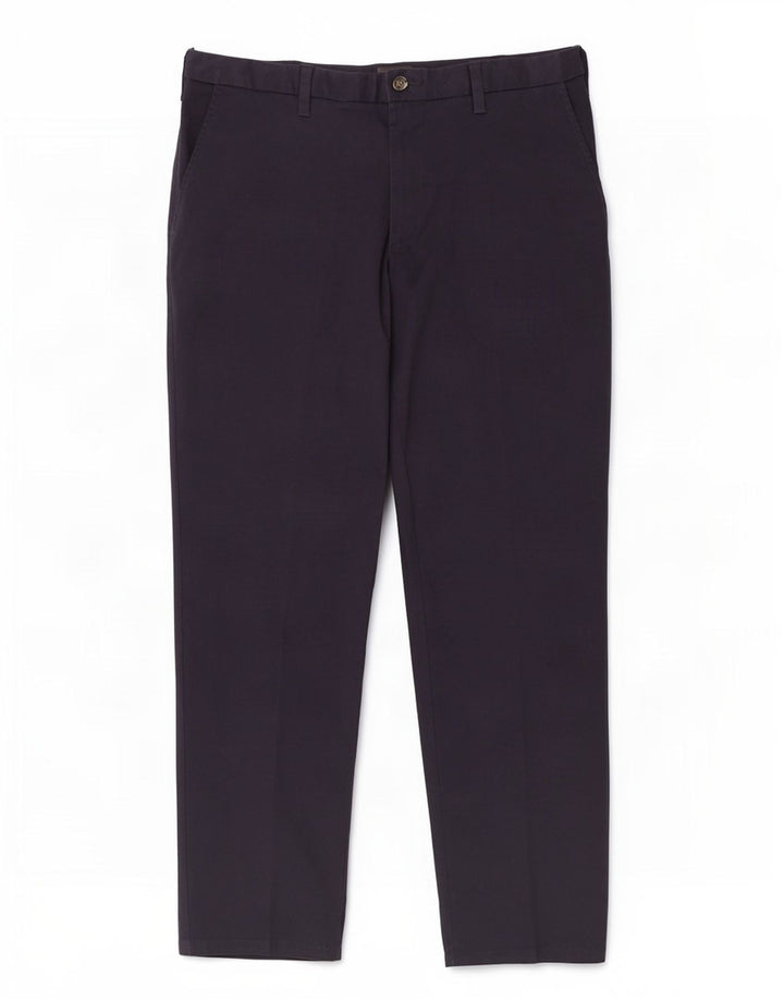 Ανδρικό παντελόνι Chino Marks & Spencer W38 L31 Navy Blue Cotton