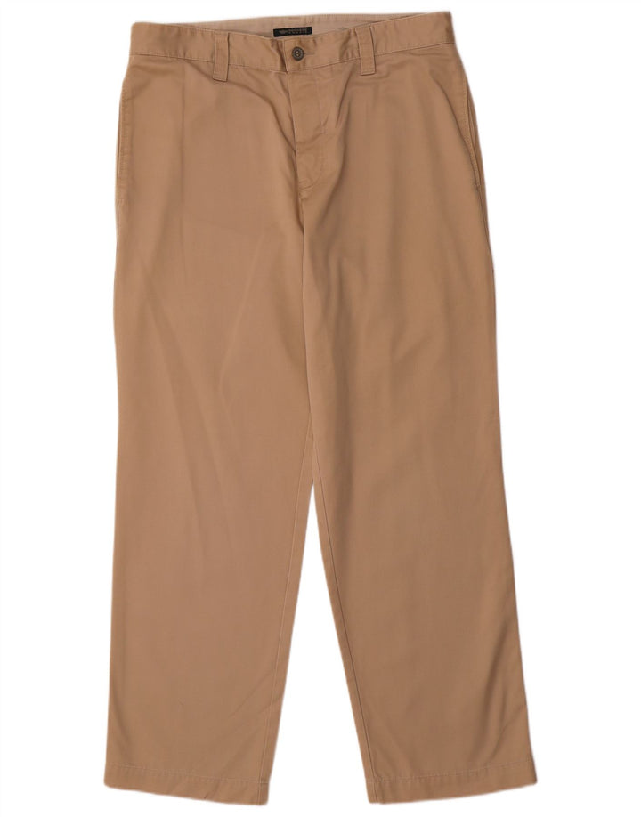 DOCKERS Ανδρικό Χακί ίσιο παντελόνι Chino W33 L30 Μπεζ