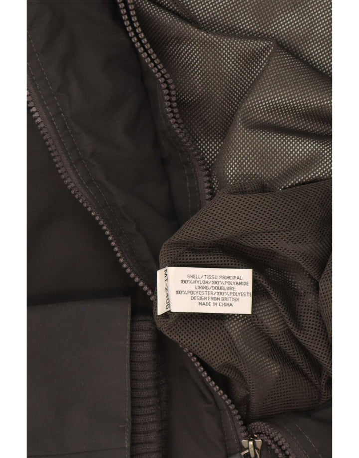 Ανδρικό μπουφάν βροχής Superdry UK 38 Medium Black Nylon