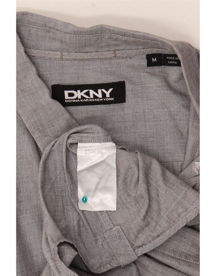 Ανδρικό πουκάμισο DKNY Βαμβακερό με μεσαίο γκρι ρίγες