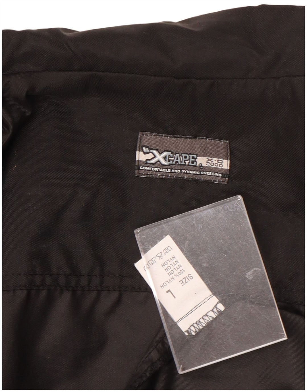 Ανδρικό μπουφάν X-Cape UK 40 Large Black Nylon