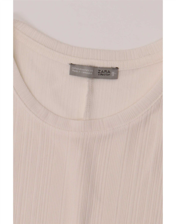 Γυναικεία Zara Oversized Top 3/4 μανίκια UK 14 μεσαία πολύχρωμα μπλοκ