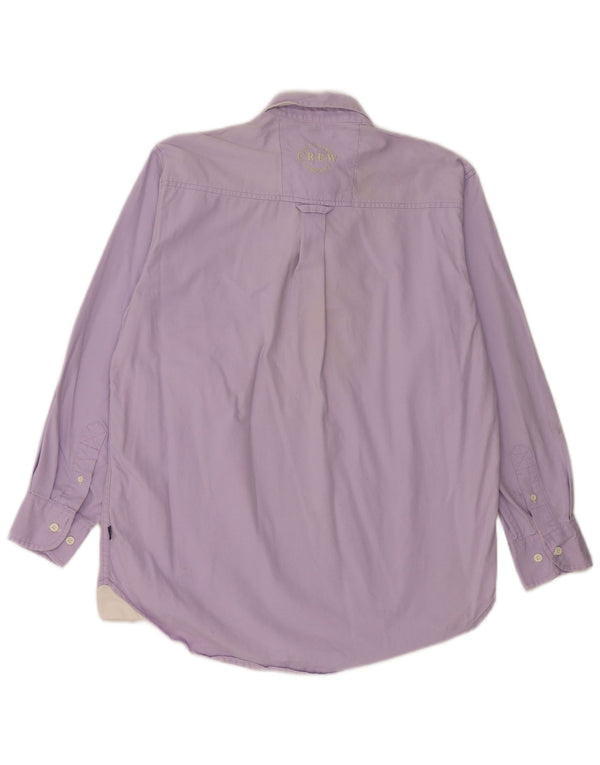 CREW CLOTHING Mens Pullover Shirt Small Purple Cotton