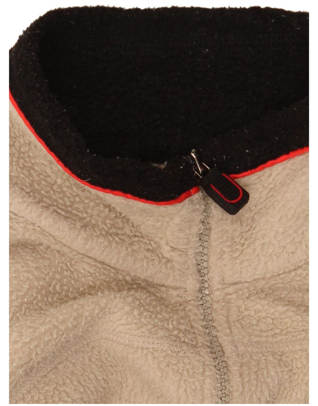 FILA Ανδρικό Fleece Jacket UK 36 Small Beige Colourblock Polyester