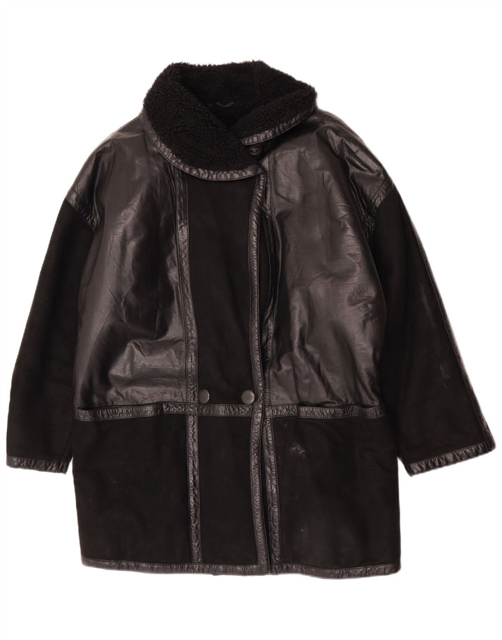Skinni Γυναικείο Παλτό Shearling Oversized IT 40 Small Black Shearling