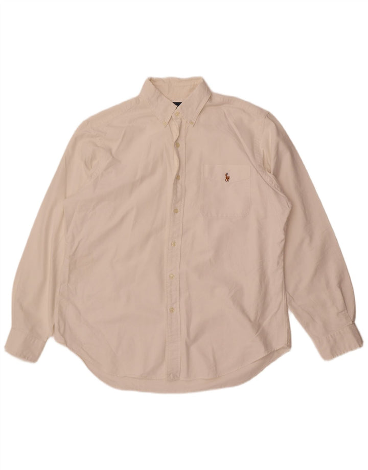 Ανδρικό πουκάμισο Ralph Lauren Classic Fit μεγάλο λευκό