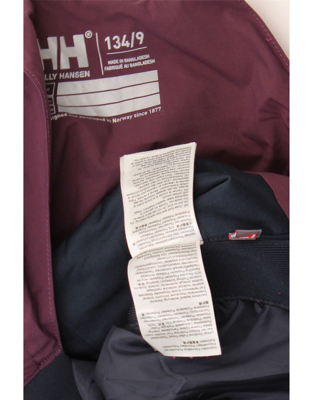 Helly Hansen Girls Ski Παντελόνι 8-9 Years Purple Colourblock Polyester