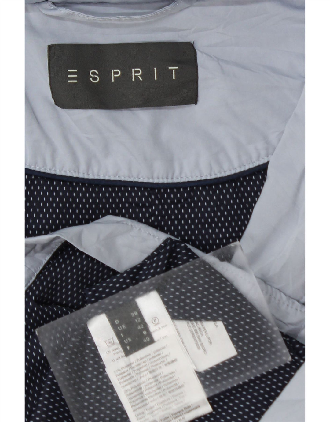 ESPRIT Γυναικείο Military Jacket UK 12 Medium Blue Polyester