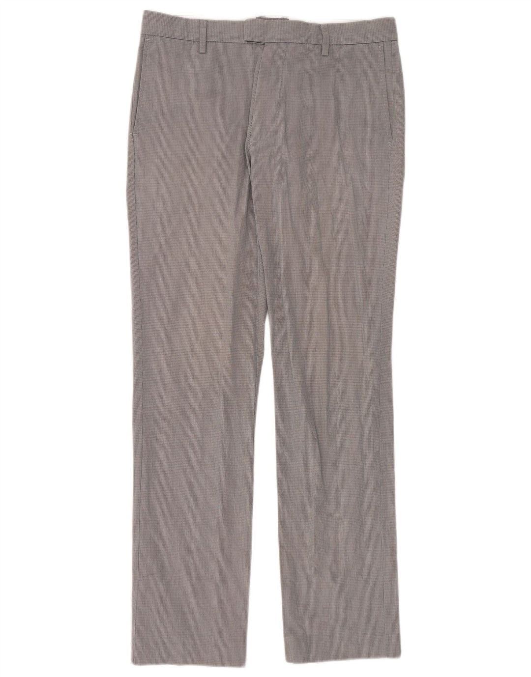 Dockers Ανδρικό ίσιο παντελόνι W32 L34 Γκρι βαμβακερό καρέ