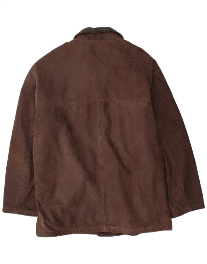 Pelle Moda Ανδρικό Δερμάτινο Μπουφάν IT 54 2XL Καφέ Δερμάτινο