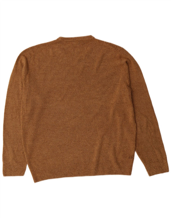 Ανδρικό πουλόβερ Dockers Crew Neck Jumper Μεγάλο Καφέ Argyle/Ακρυλικό Διαμάντι