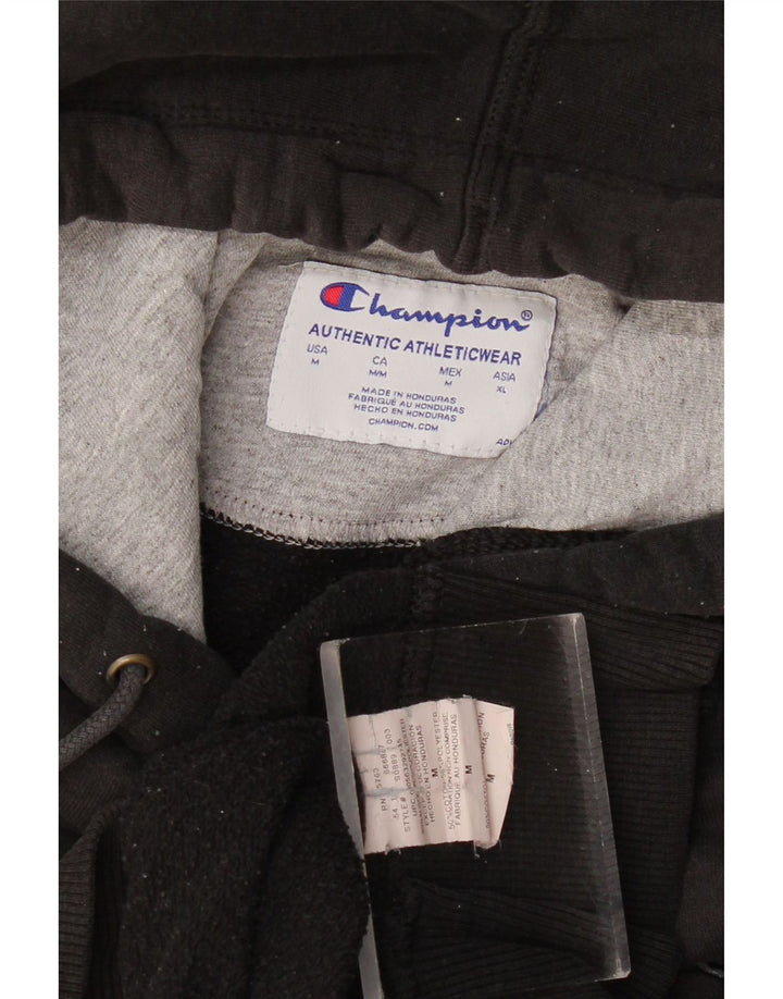 Champion Mens Hoodie Jumper Μεσαίο μαύρο βαμβακερό