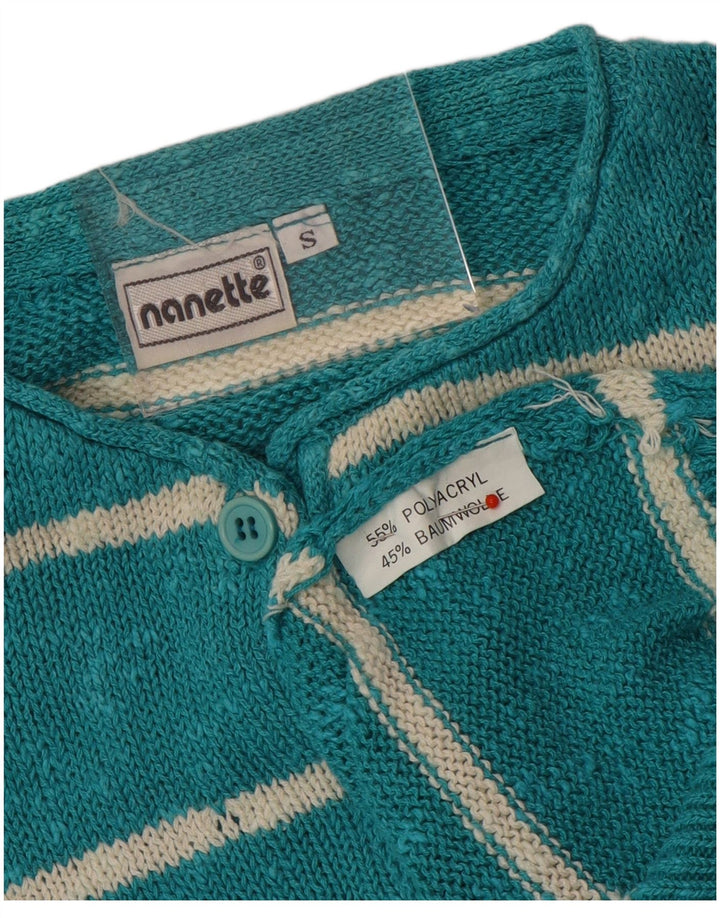 Γυναικείο πουλόβερ Nanette με λαιμό και λαιμό UK 10 Small ριγέ τιρκουάζ