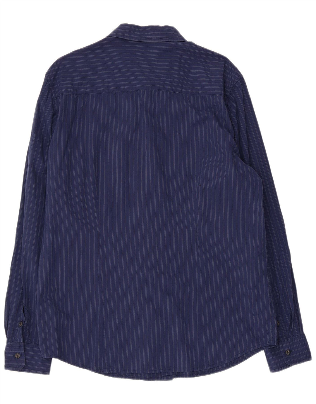 Ανδρικό πουκάμισο Wrangler Slim XL Navy Blue ριγέ βαμβακερό