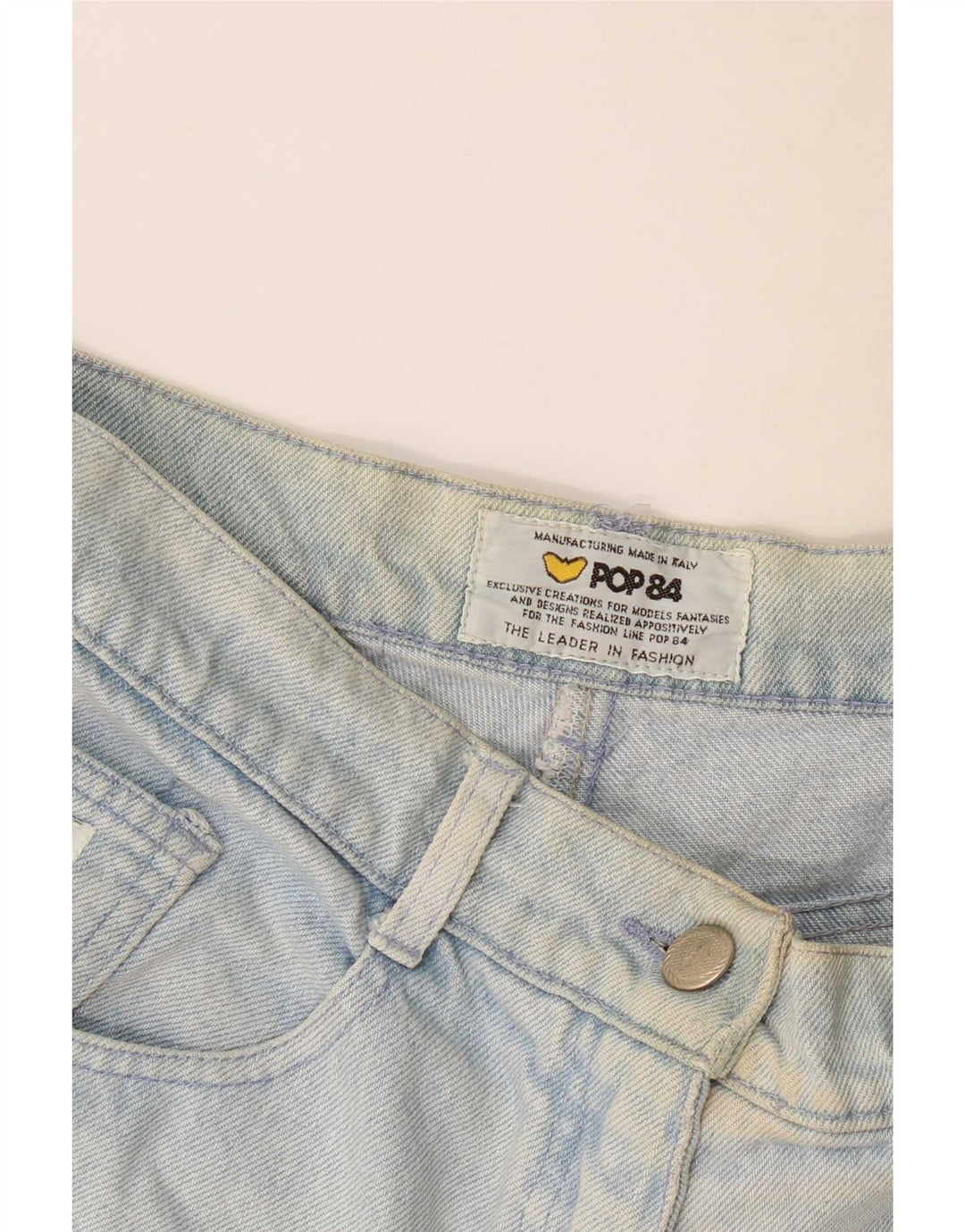 Γυναικείο τζιν σορτς POP 84 W28 Medium Blue