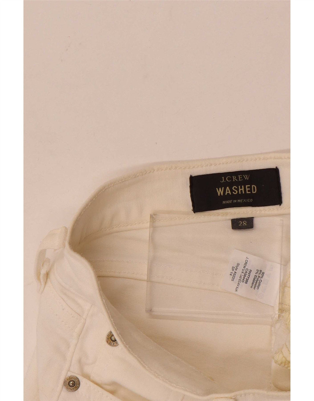 Γυναικείο τζιν σορτς J. Crew W28 Βαμβακερό σε μεσαίο υπόλευκο