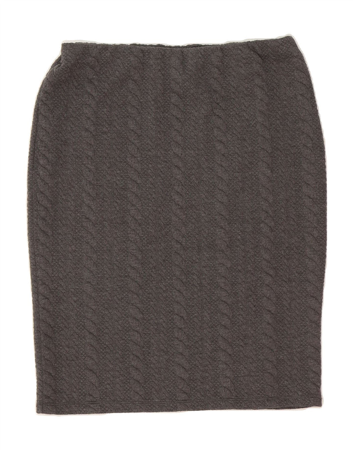 MOSSIMO Womens Pencil Skirt XL W36 Grey Polyester Vintage Mossimo and Second-Hand Mossimo from Messina Hembry 