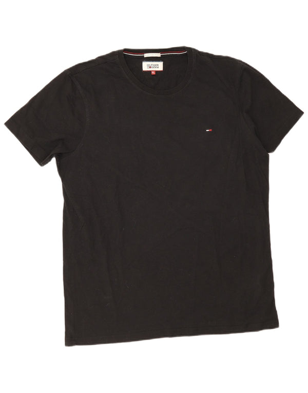Ανδρικό T-Shirt Tommy Hilfiger Top XL Μαύρο βαμβακερό