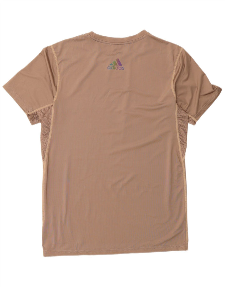 Γραφικό T-Shirt Adidas Ανδρικό Aeroready Top Large Brown Πολυεστέρας
