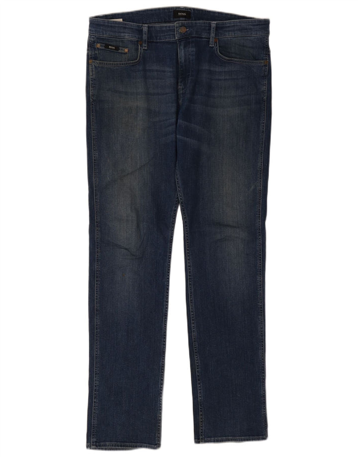 Ανδρικό τζιν Hugo Boss Slim W34 L32 Μπλε βαμβακερό