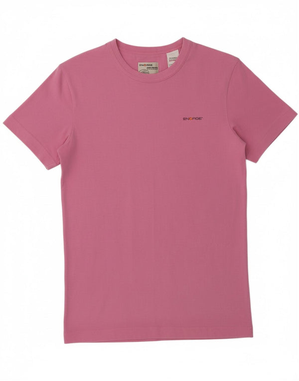 ENERGIE Womens T-Shirt Top UK 10 Small Pink