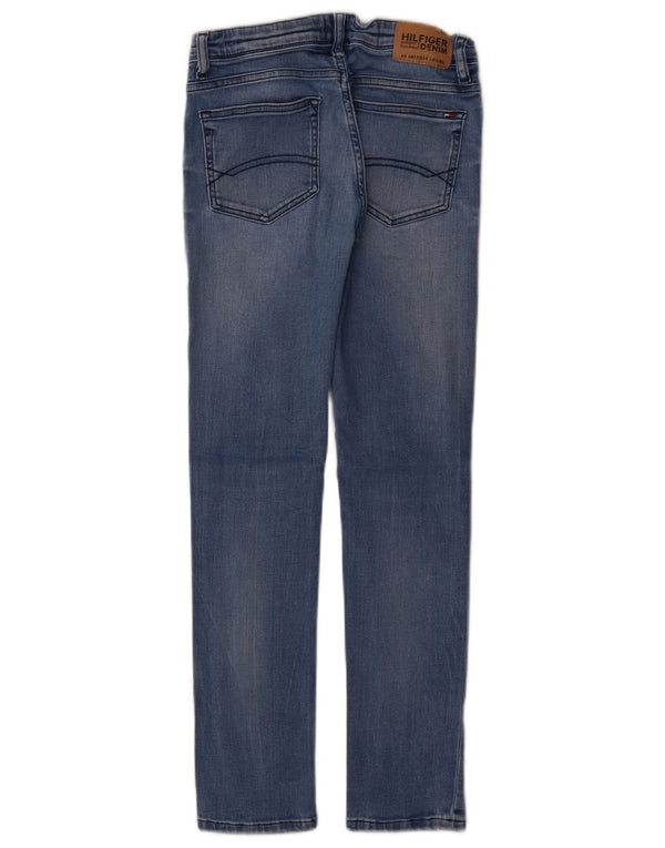 Tommy Hilfiger Boys Skinny Jeans 9-10 ετών W24 L27 Μπλε βαμβακερό