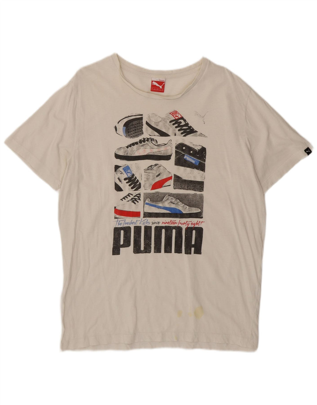 Ανδρικό γραφικό T-Shirt Puma Top XL Λευκό