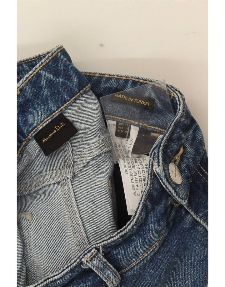 Massimo Dutti Γυναικείο λεπτό τζιν EU 38 Small W28 L26 Μπλε βαμβακερό