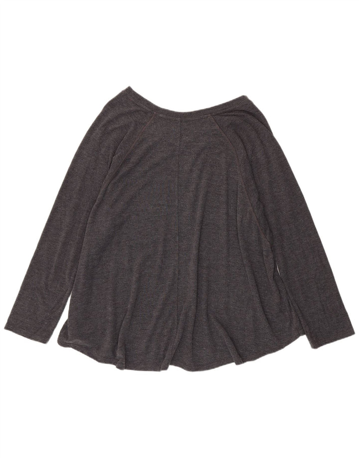 Tommy Hilfiger Γυναικείο τοπ μακρυμάνικο UK 20 2XL Γκρι Πολυεστέρας