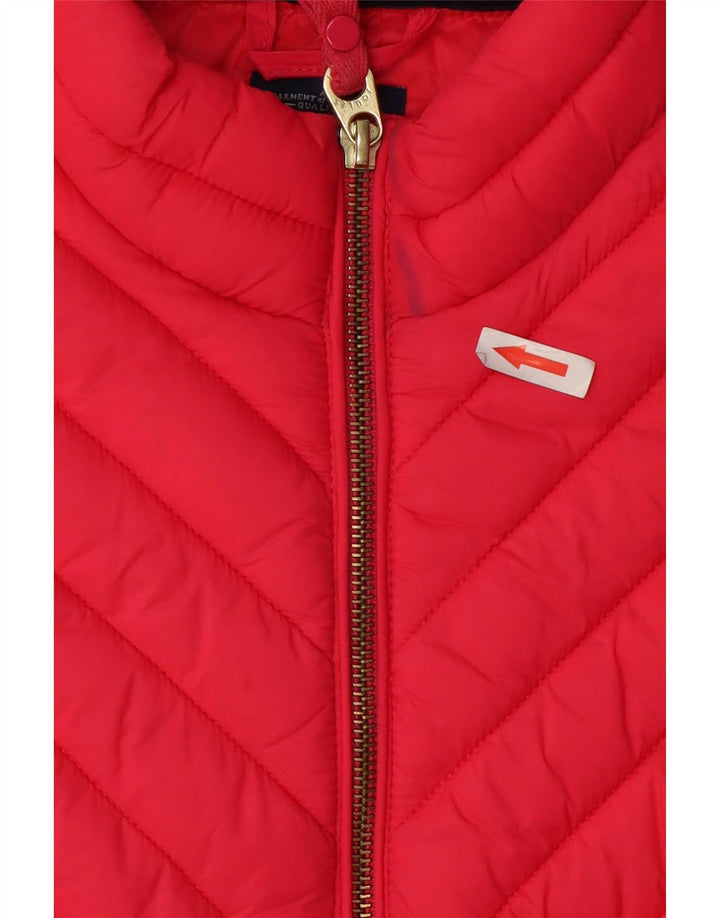 Joules γυναικείο padded Gilet UK 10 Small Pink Polyamide