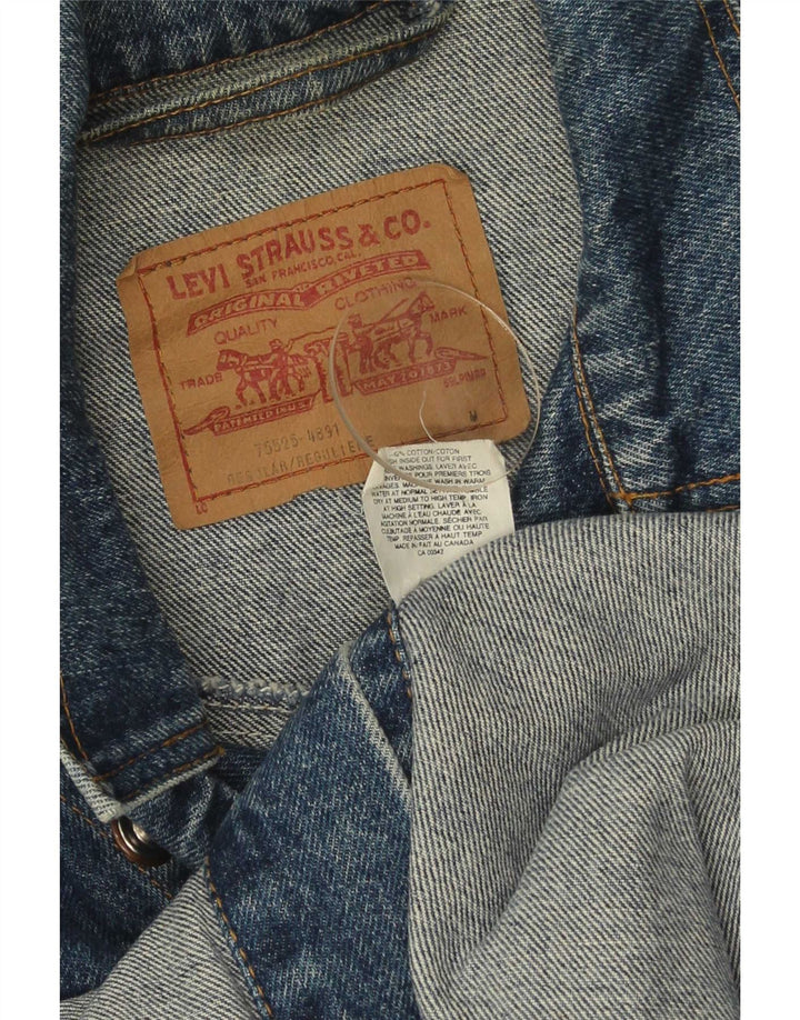 Ανδρικό τζιν μπουφάν Levi's UK 38 Medium Blue Cotton