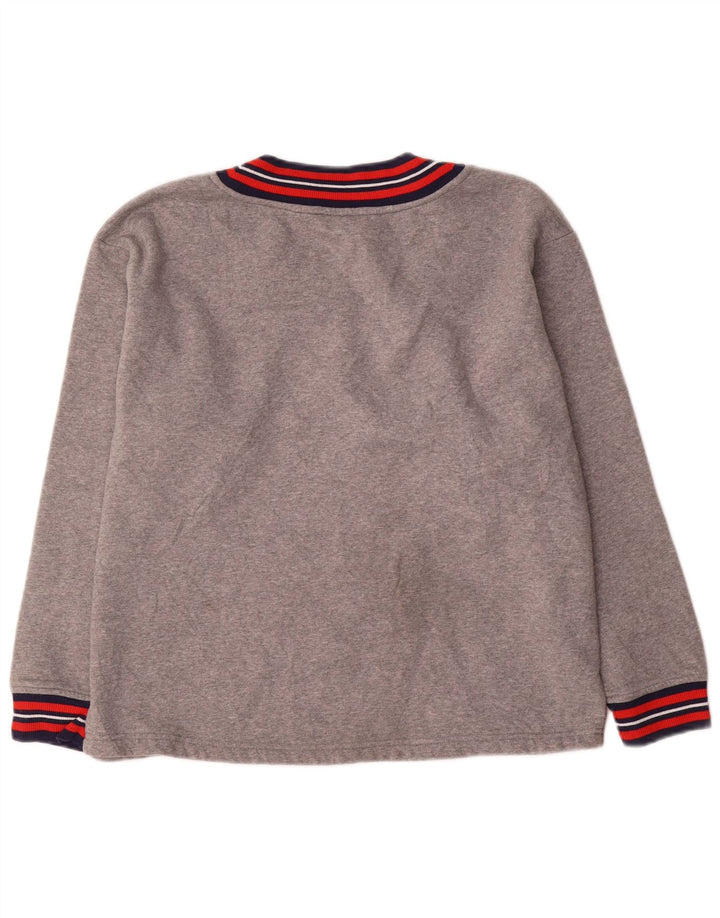 Γυναικείο γραφικό φούτερ Fila Jumper UK 14 Large Grey Colourblock