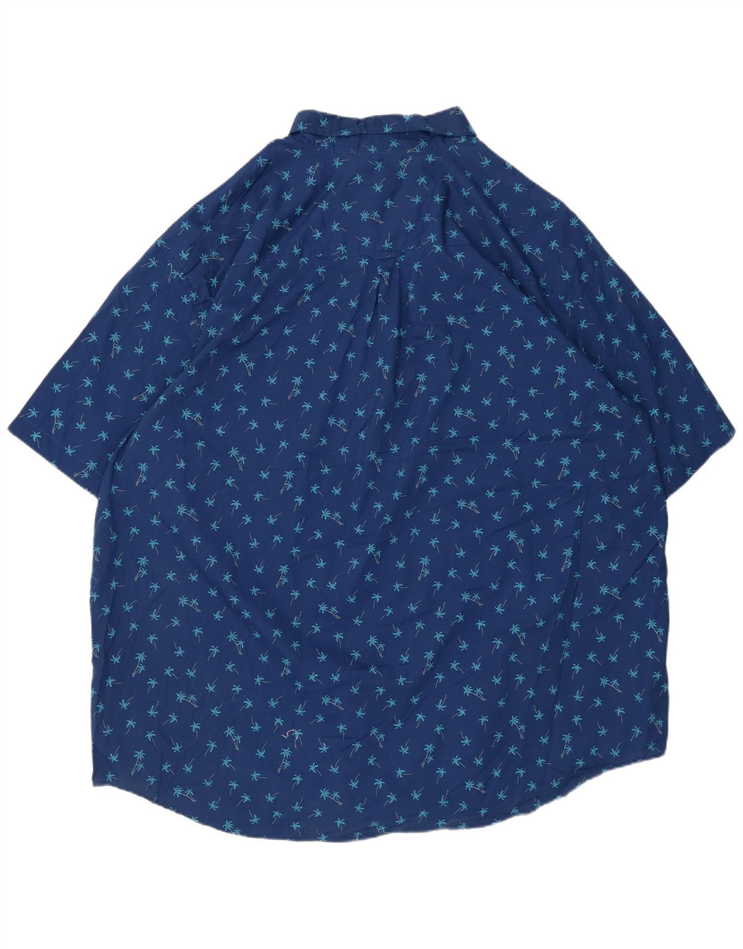 Ανδρικό κοντομάνικο IZOD πουκάμισο 3XL Μπλε φλοράλ βαμβακερό