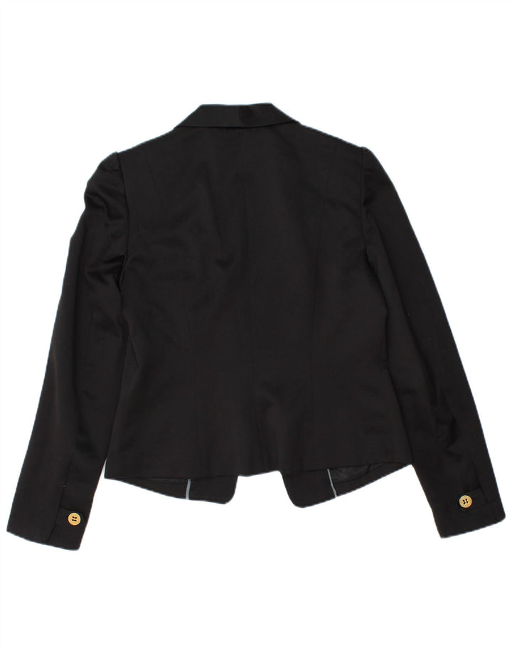Γυναικείο μπουφάν MONSOON Crop Open Blazer UK 10 Small Black Polyester