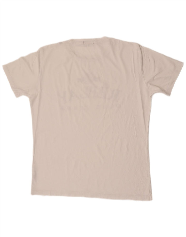 Ανδρικό γραφικό T-Shirt Replay Top Large White
