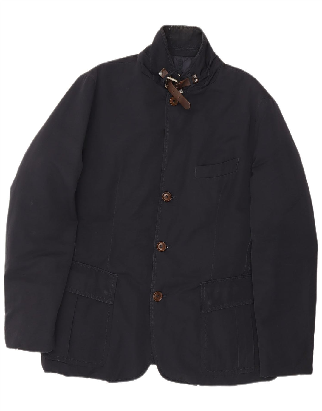 Moncler Ανδρικό μπουφάν με επένδυση μεγέθους 4 XL Navy Blue Polyester