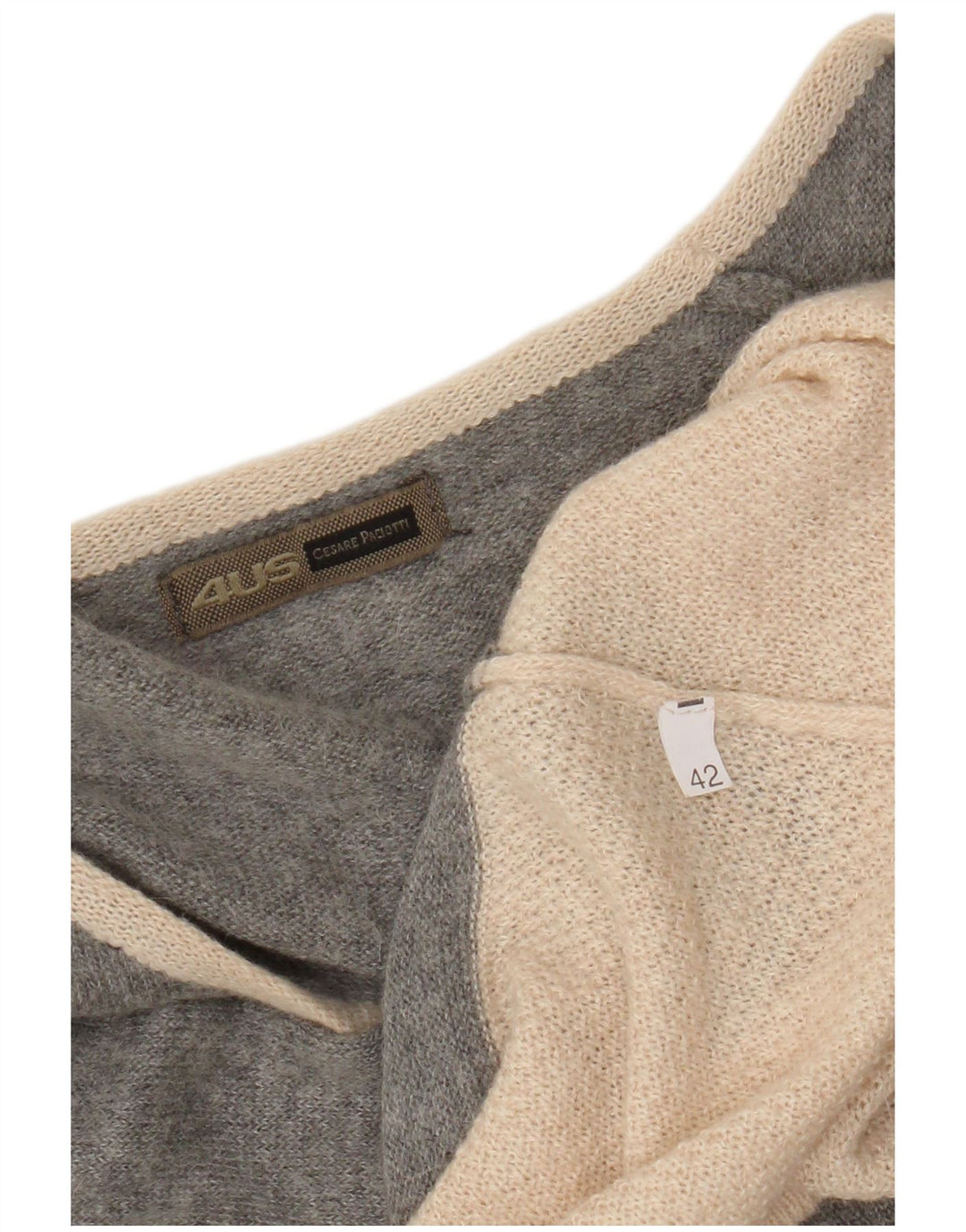 Cesare Paciotti 4US Γυναικείο φόρεμα πουλόβερ IT 42 Medium Grey Colourblock