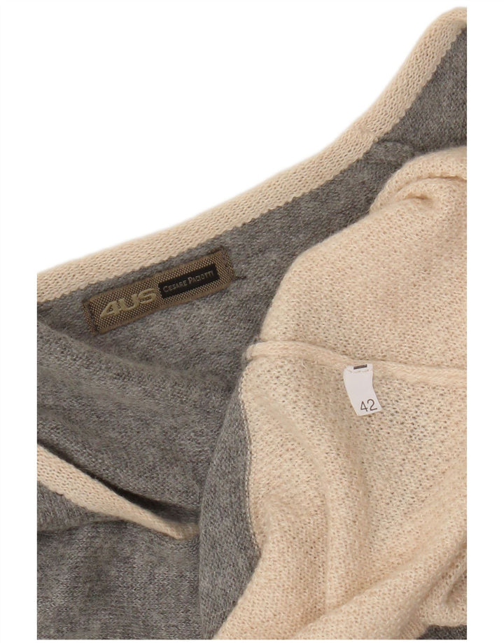 Cesare Paciotti 4US Γυναικείο φόρεμα πουλόβερ IT 42 Medium Grey Colourblock
