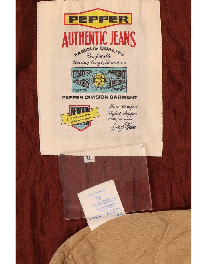 Vintage Ανδρικό παλτό UK 42 XL Γκρι βαμβακερό