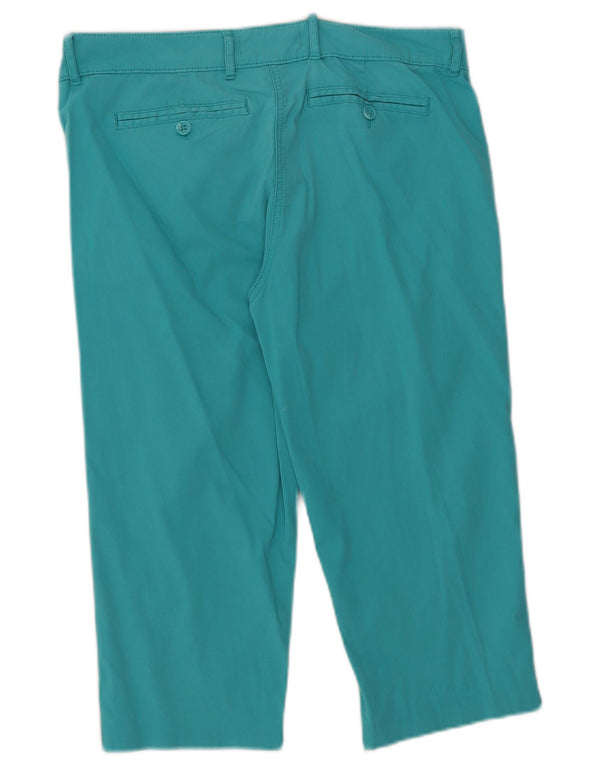 Marks & Spencer Γυναικείο παντελόνι Capri UK 10 Small W32 L18 Turquoise