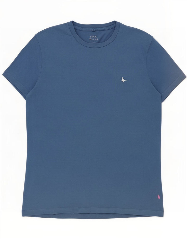Jack Wills Ανδρικό T-Shirt Top Medium Blue Cotton