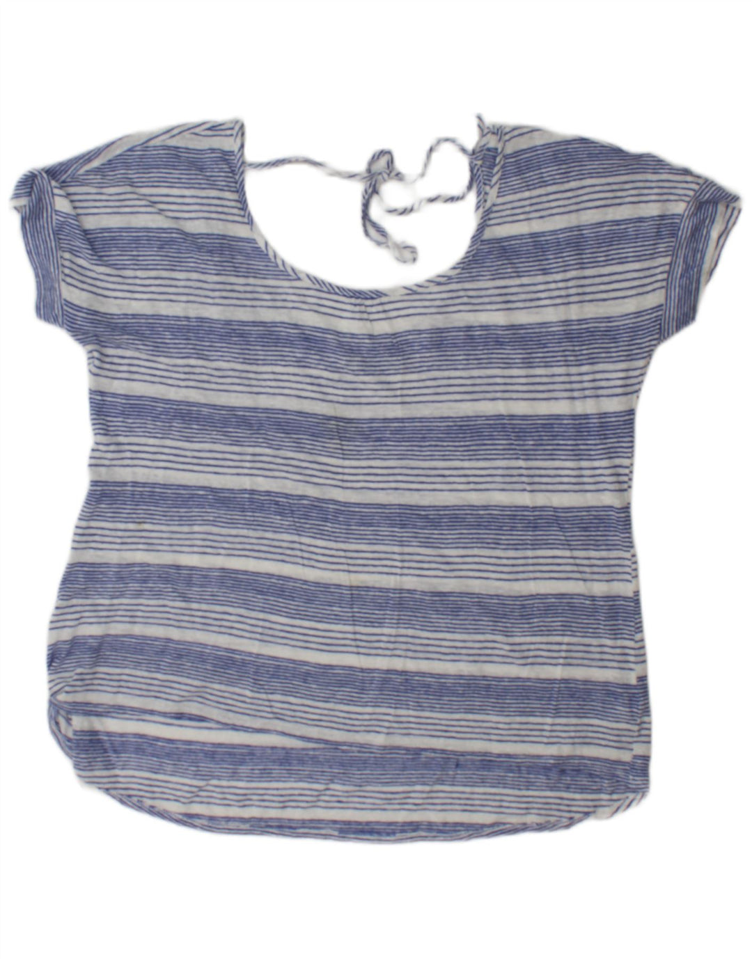 Γυναικεία μπλούζα Fat Face Top UK 16 Large μπλε ριγέ λινό