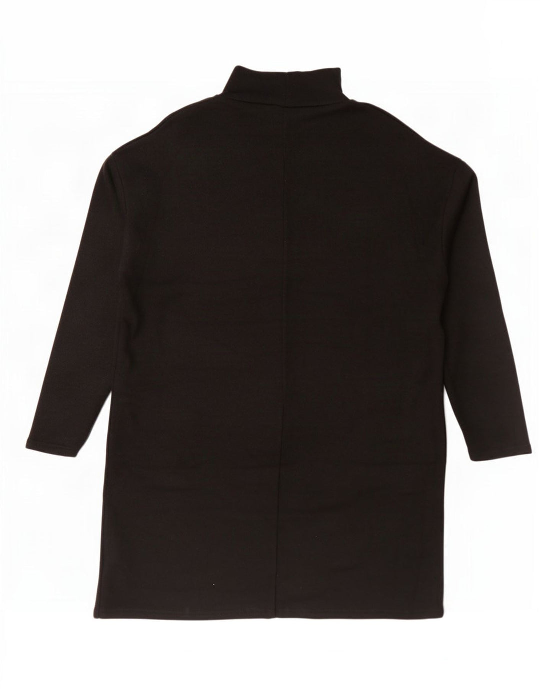 Zara Γυναικείο Υπερμεγέθη Jumper Φόρεμα UK 14 Medium Black Viscose