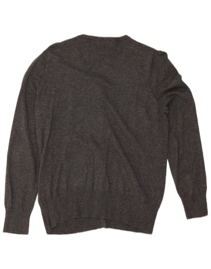 Marks & Spencer Γυναικεία ζακέτα πουλόβερ UK 14 μεσαίου γκρι βισκόζη