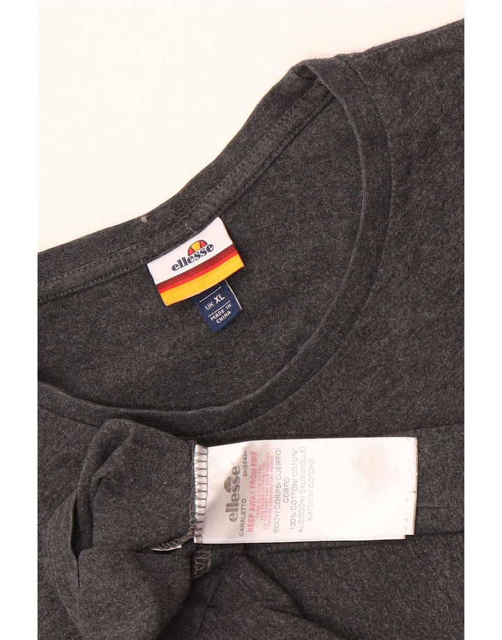 Ανδρικό T-Shirt Ellesse Top XL Γκρι βαμβακερό